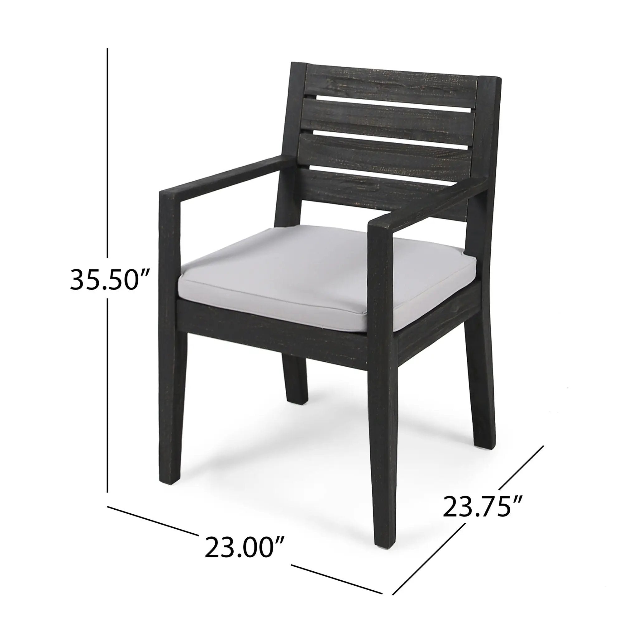 Outdoor Elegant Design Dining Chair (Set of 2) by HouseOfZazla
