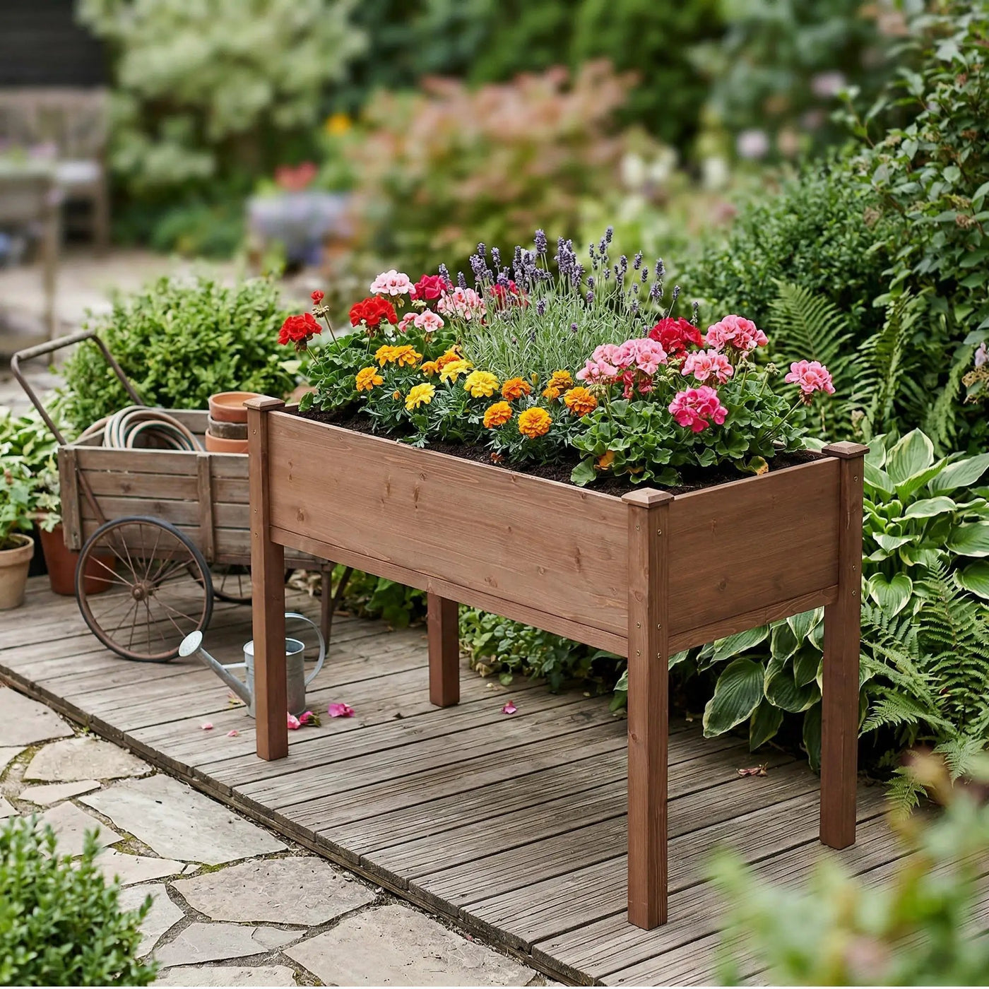 Elevated Raised Garden Bed For Outdoor by HouseOfZazla