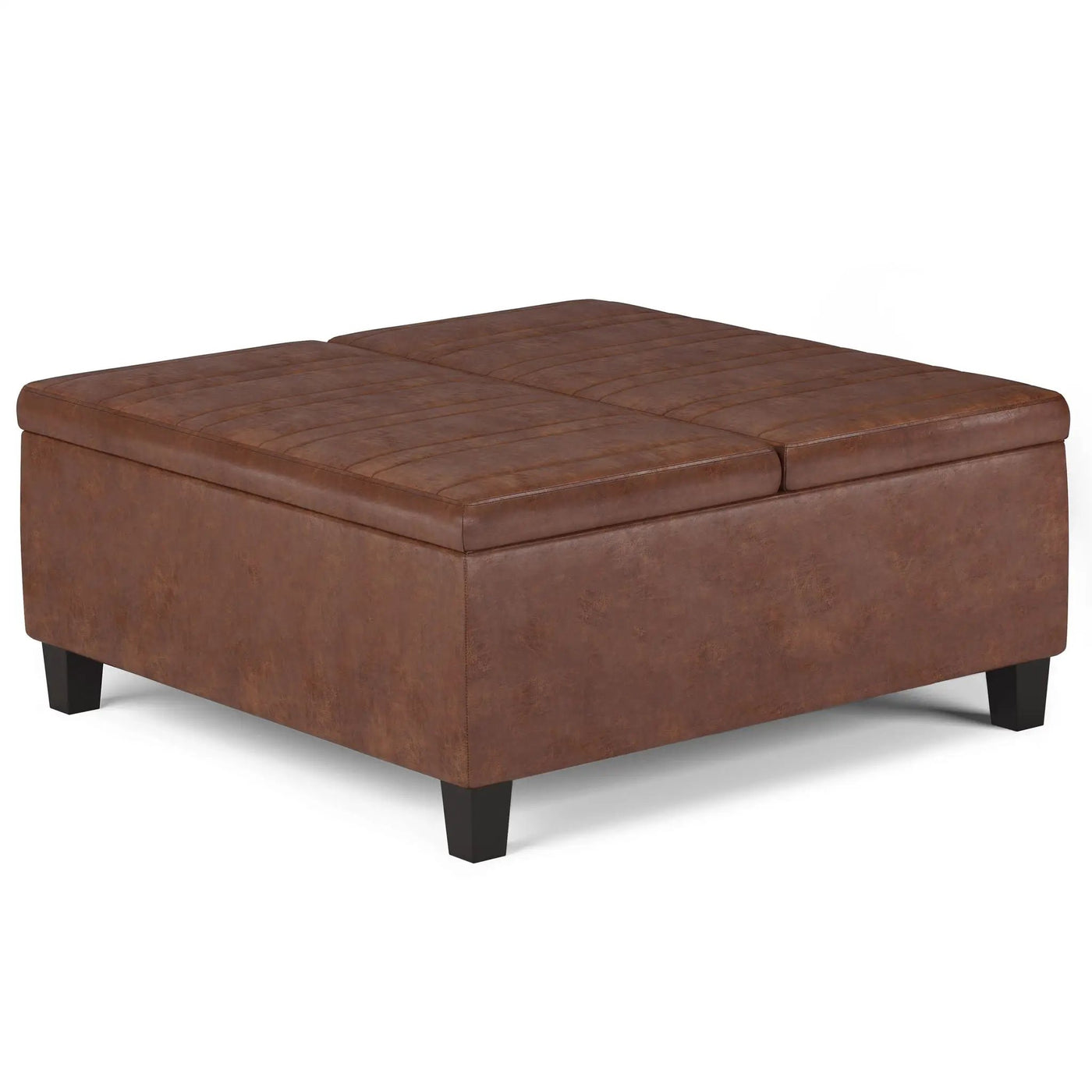 Ellis - Coffee Table Storage Ottoman Contemporary Design by HouseOfZazla