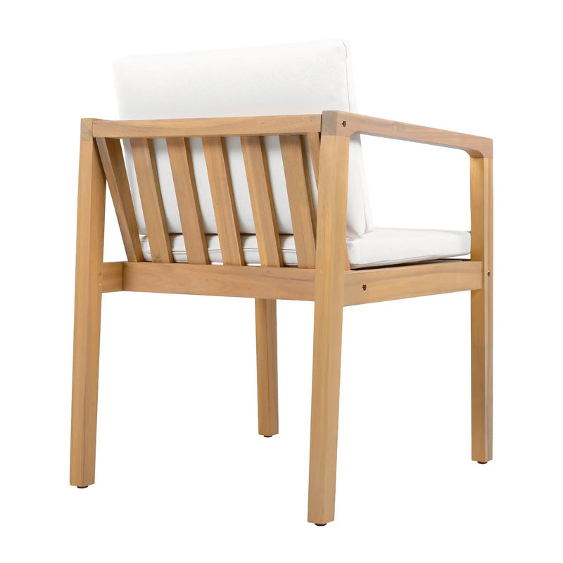 Outdoor Dining Chairs (Set of 2) with Acacia Wood Frame by HouseOfZazla
