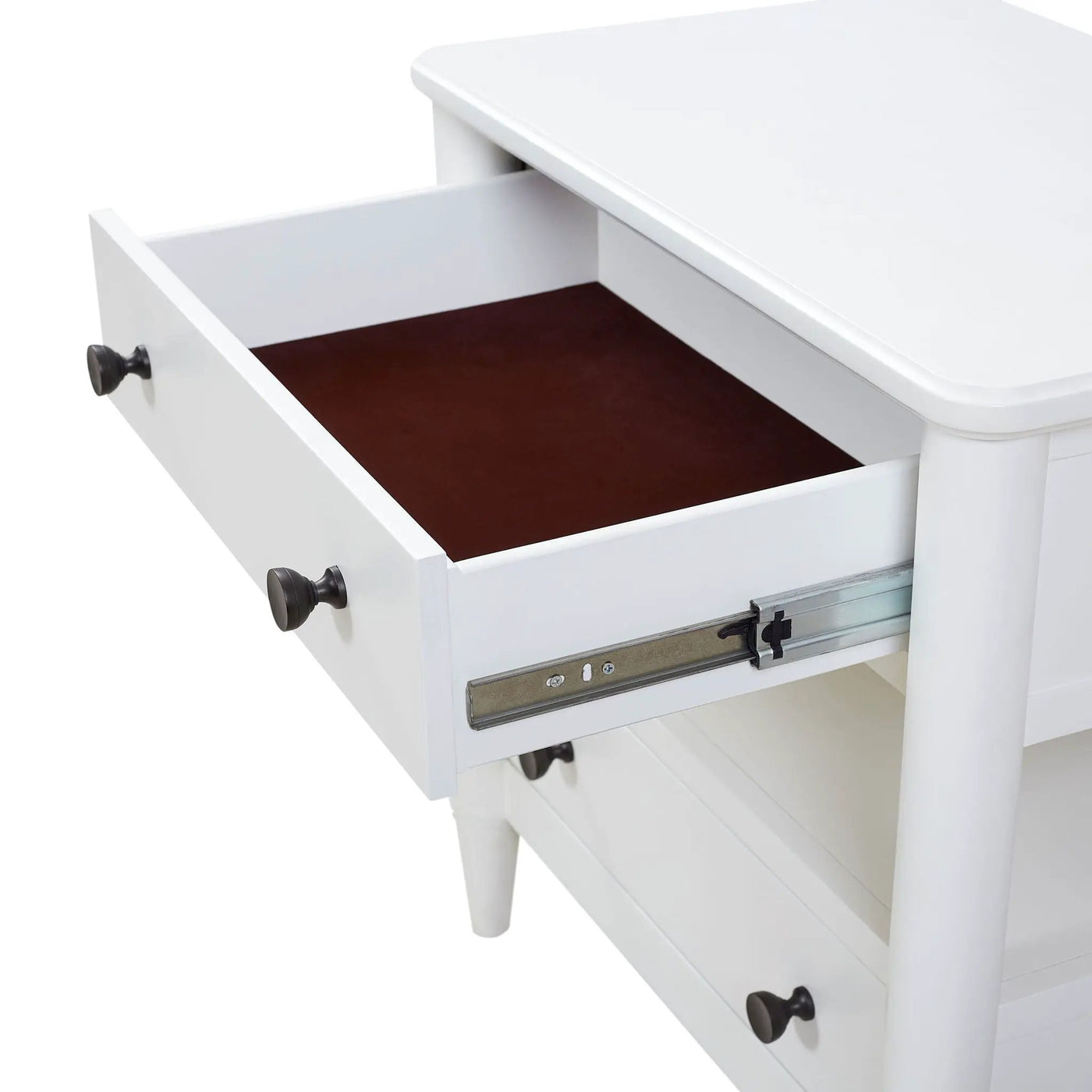 Open Nightstand With 2 Drawers by HouseOfZazla