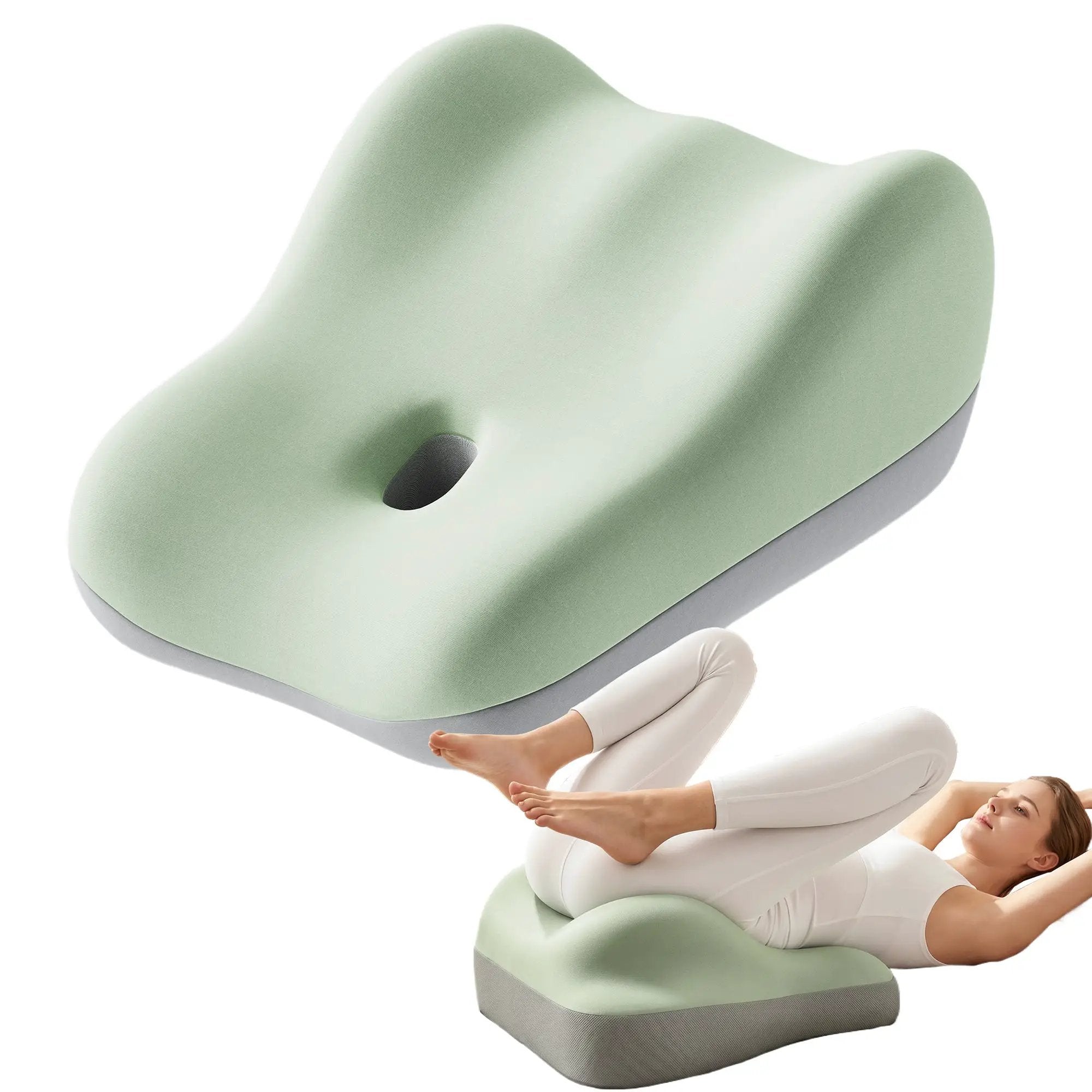 27° Ergonomic Memory Foam Support Pillow for Couples by HouseOfZazla