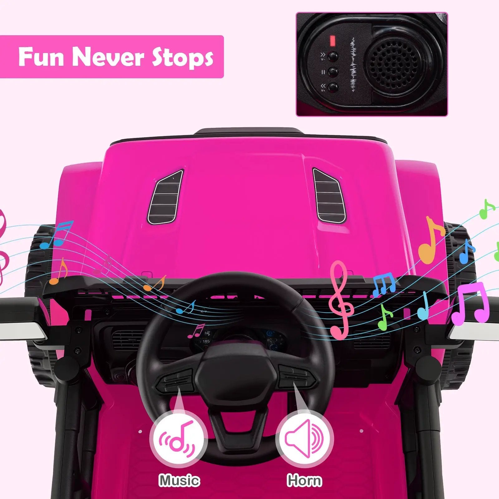 12V Kids Ride on Truck Car Battery Powered Electric Vehicle by DirectDeals