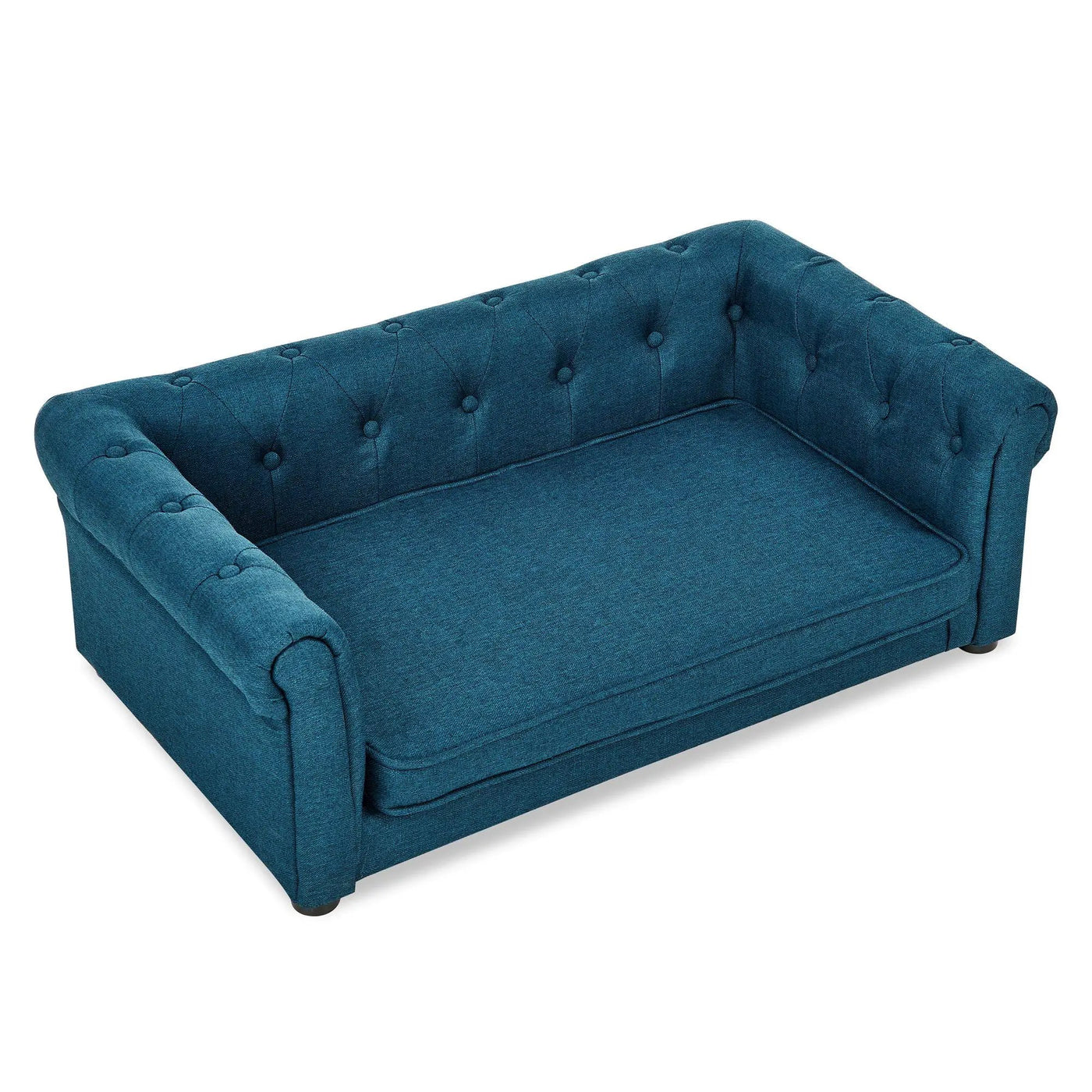 Modern Elegant Rectangle Pet Bed, Durable Elevated Dog Sofa by HouseOfZazla