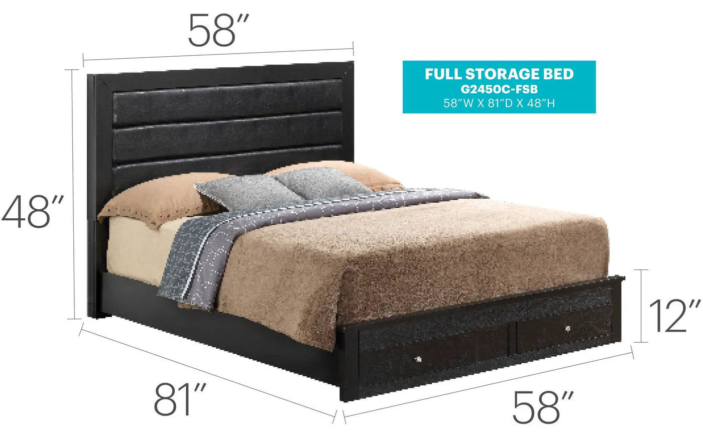 Elegant Storage Bed For Cozy Spaces by HouseOfZazla