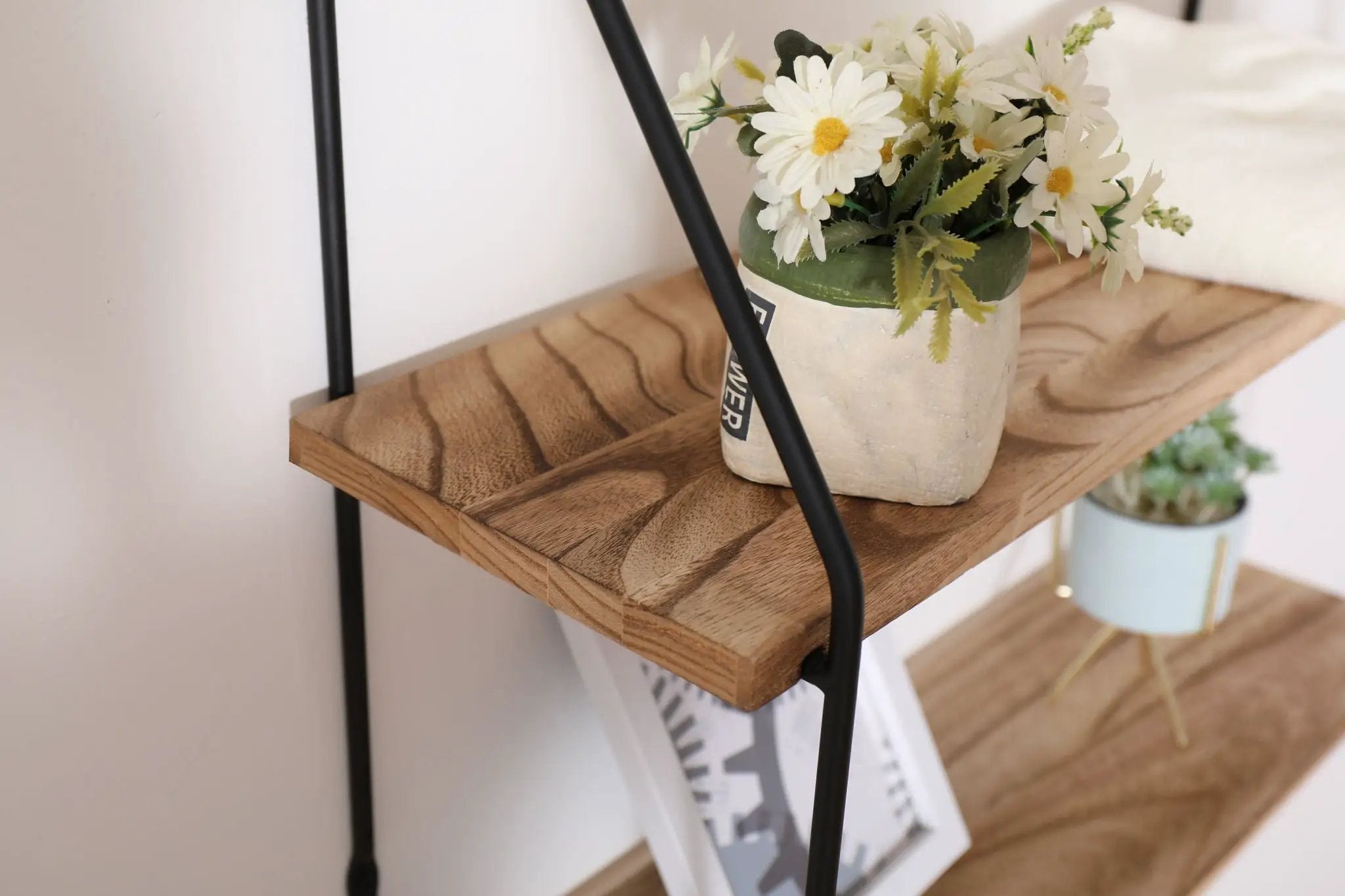 Gardenia - Wall Mounted Wall Storage, Decorative Hanging Display by HouseOfZazla