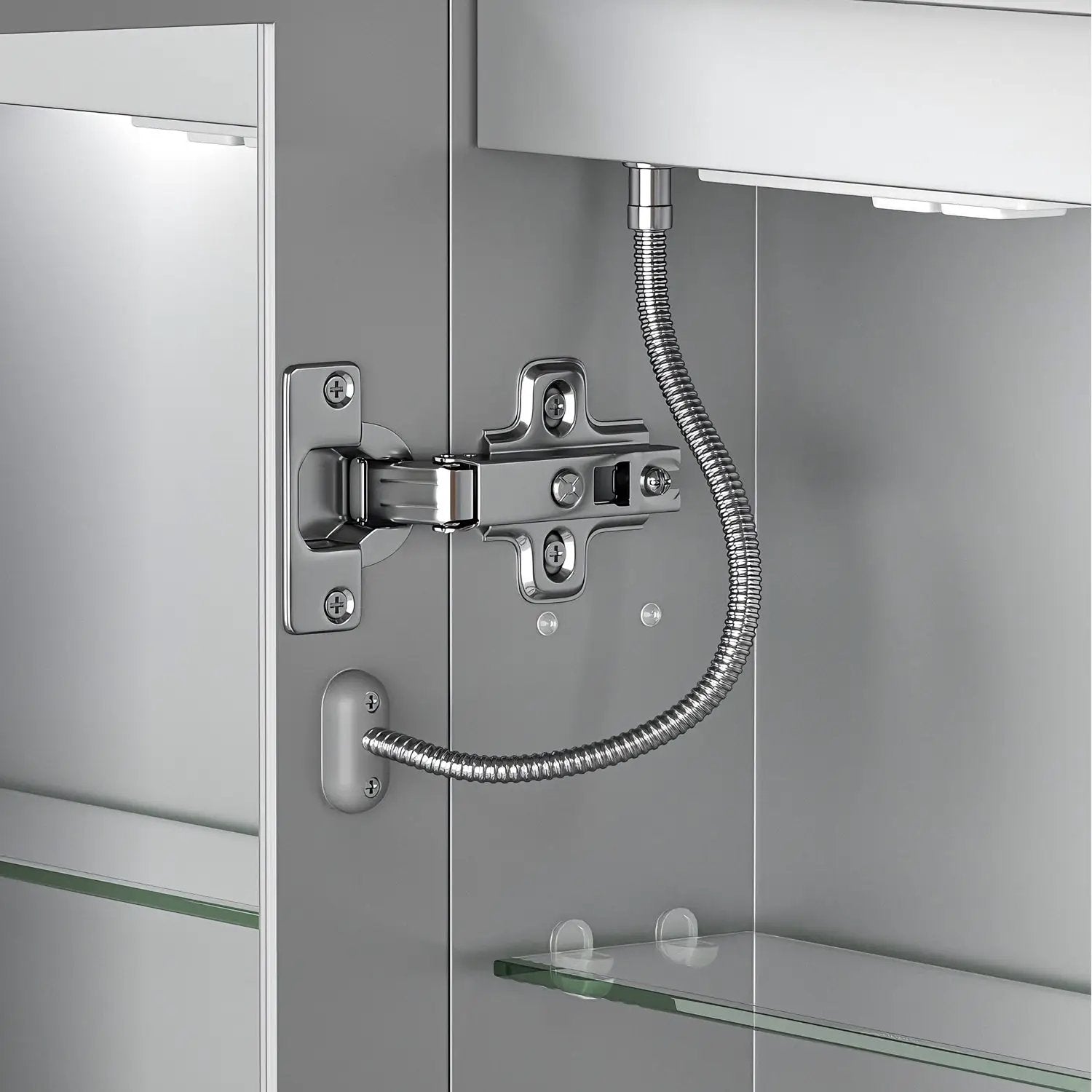 LED Lighted Medicine Cabinet with Mirror, 20x30 Inches by HouseOfZazla