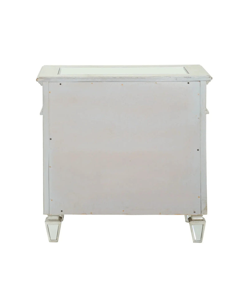 Varian - Mirrored Nightstand - Silver by Unique Piece Furniture