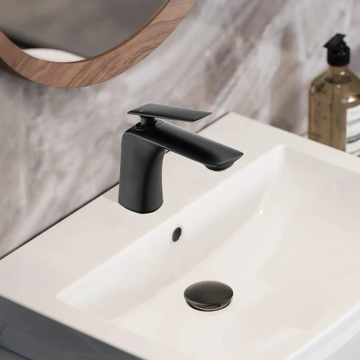 Single Hole Bathroom Sink Faucet with Pop Up Drain by HouseOfZazla