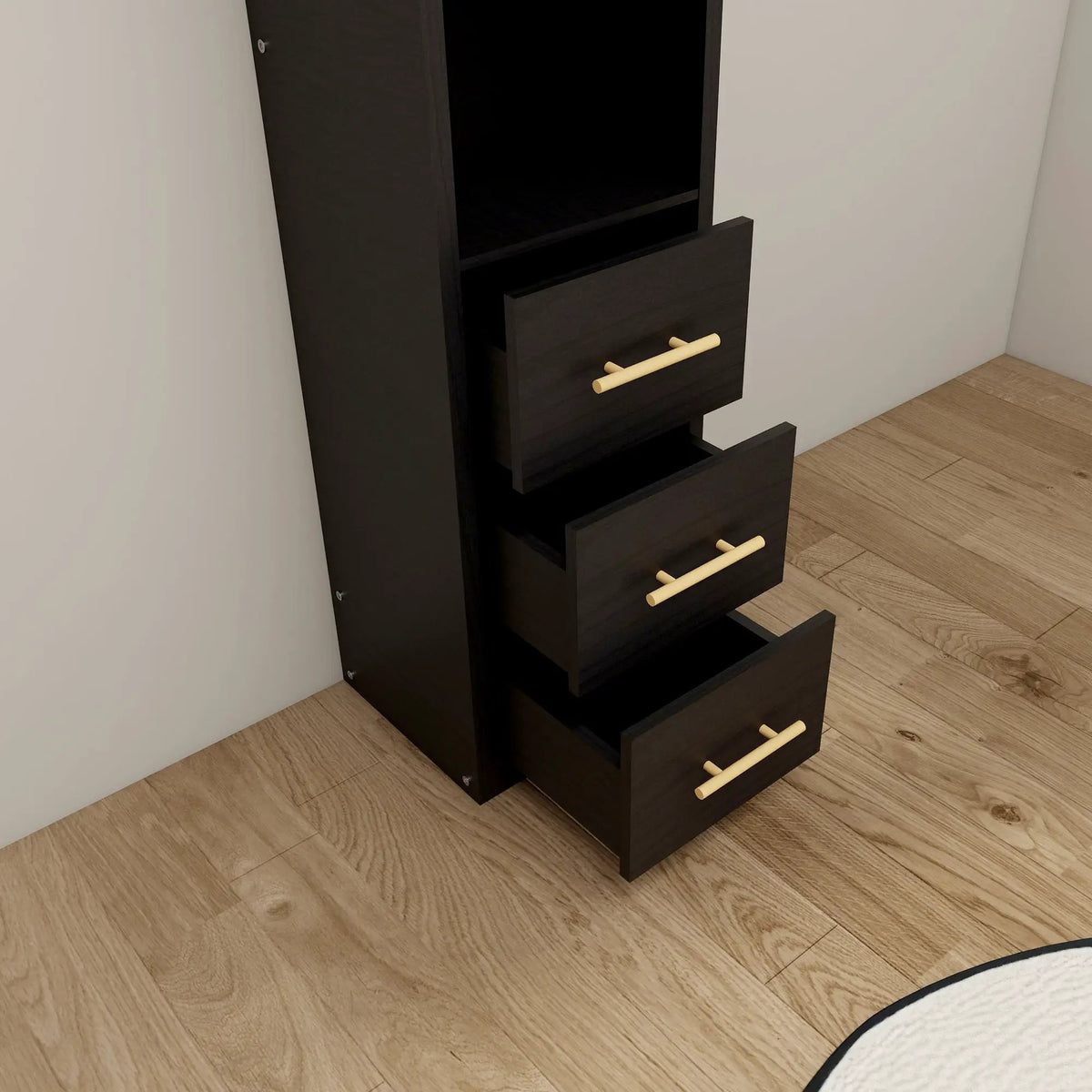 85.04" Tall Storage Cabinet with Drawer and Shelves by HouseOfZazla