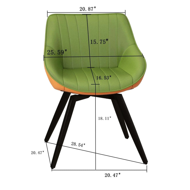 Modern Medieval Kitchen Dining Chair With 360 ° Rotation by Unique Piece Furniture