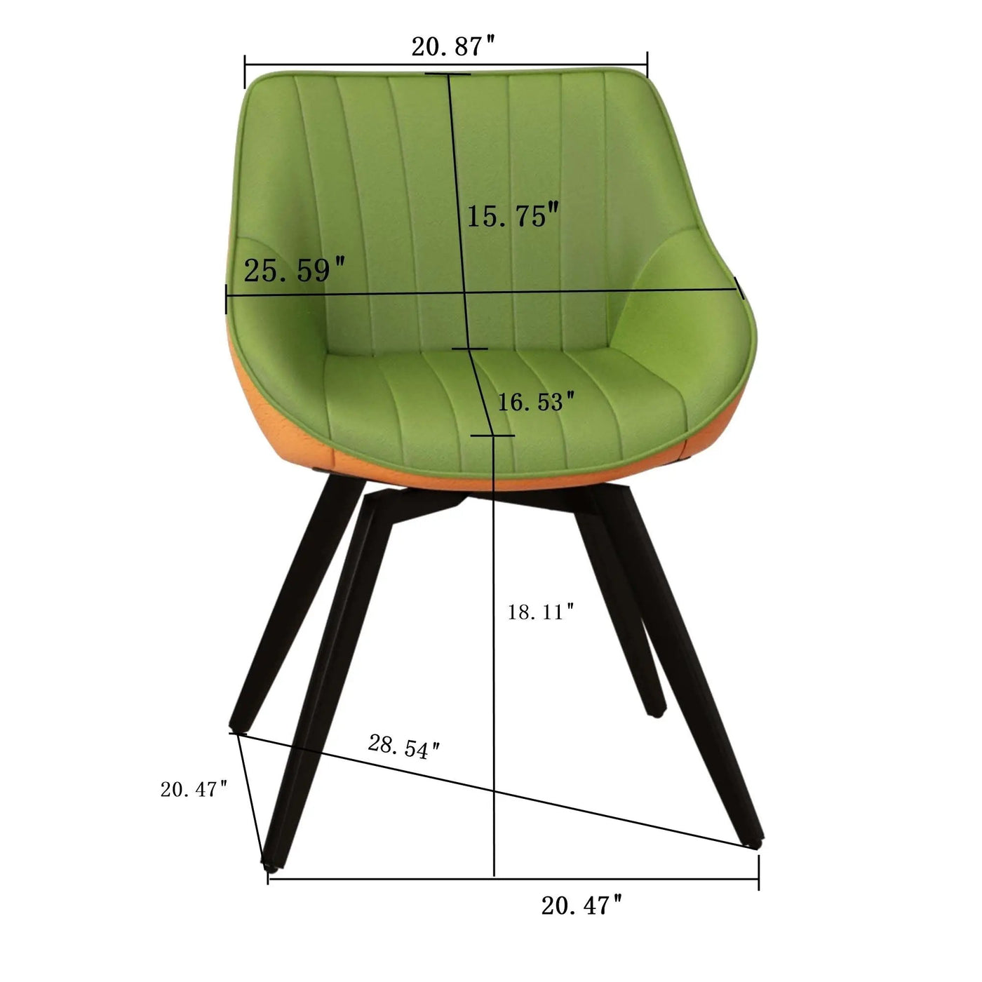 Modern Medieval Kitchen Dining Chair With 360 ° Rotation by Unique Piece Furniture