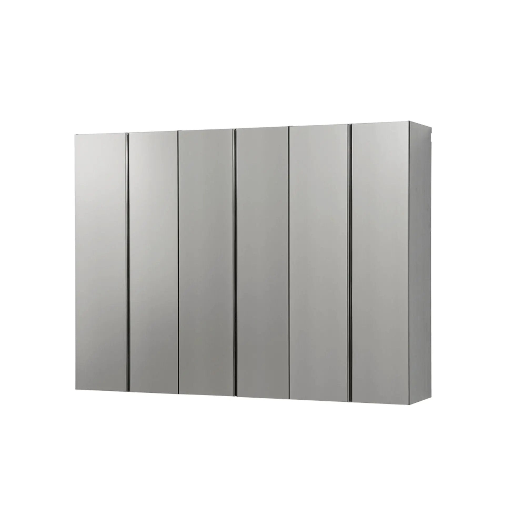Nova Series - Garage Cabinet Set D, 3 Piece, Soft Closing, Wall Mounted - Metallic Gray by HouseOfZazla