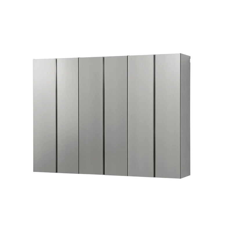 Nova Series - Garage Cabinet Set D, 3 Piece, Soft Closing, Wall Mounted - Metallic Gray by HouseOfZazla