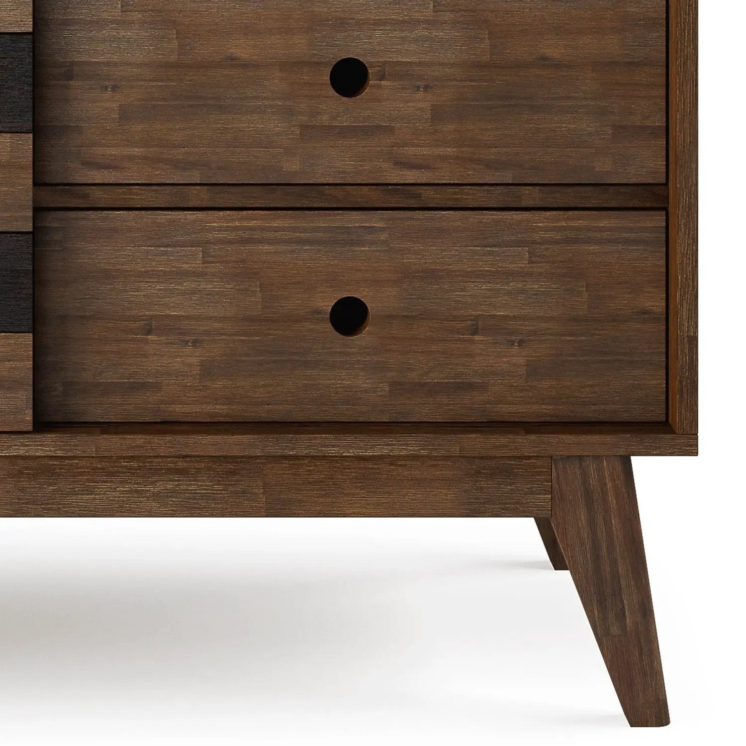 Clarkson - Medium Storage - Rustic Natural Aged Brown by Unique Piece Furniture