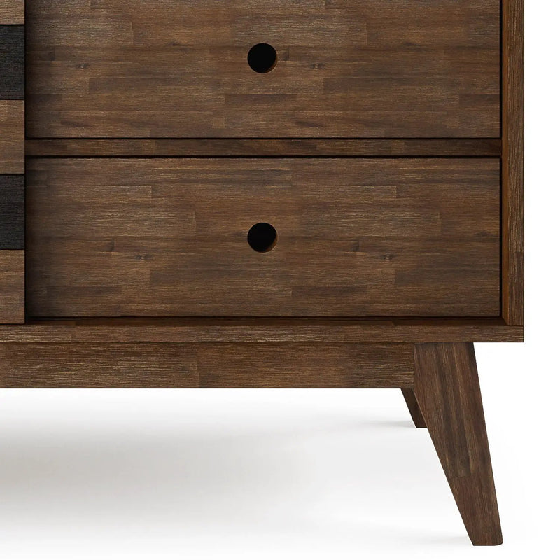Clarkson - Medium Storage - Rustic Natural Aged Brown by Unique Piece Furniture