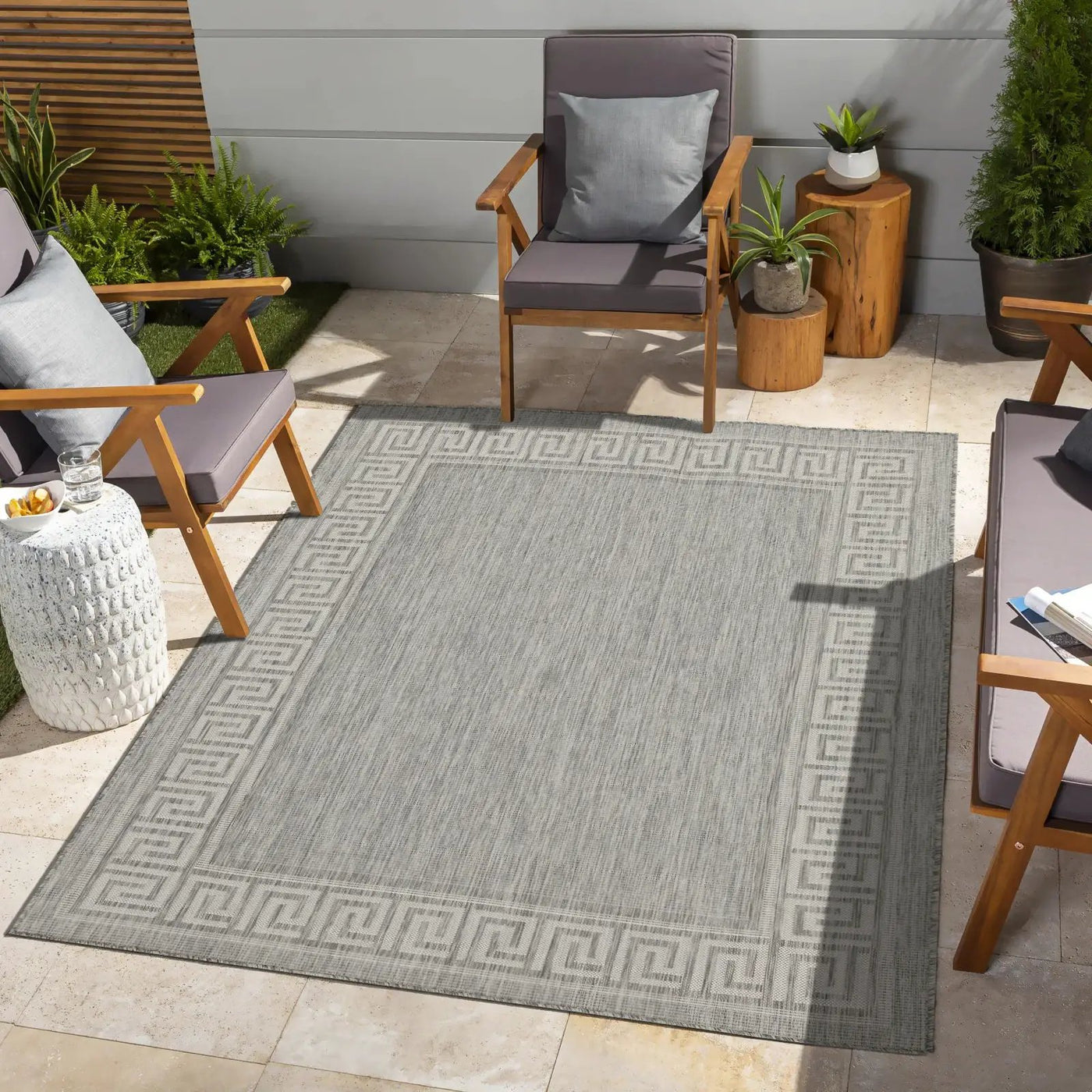 Sunshine - 2'7" X 7'3" Indoor / Outdoor Area Rug - Polypropylene by Unique Piece Furniture