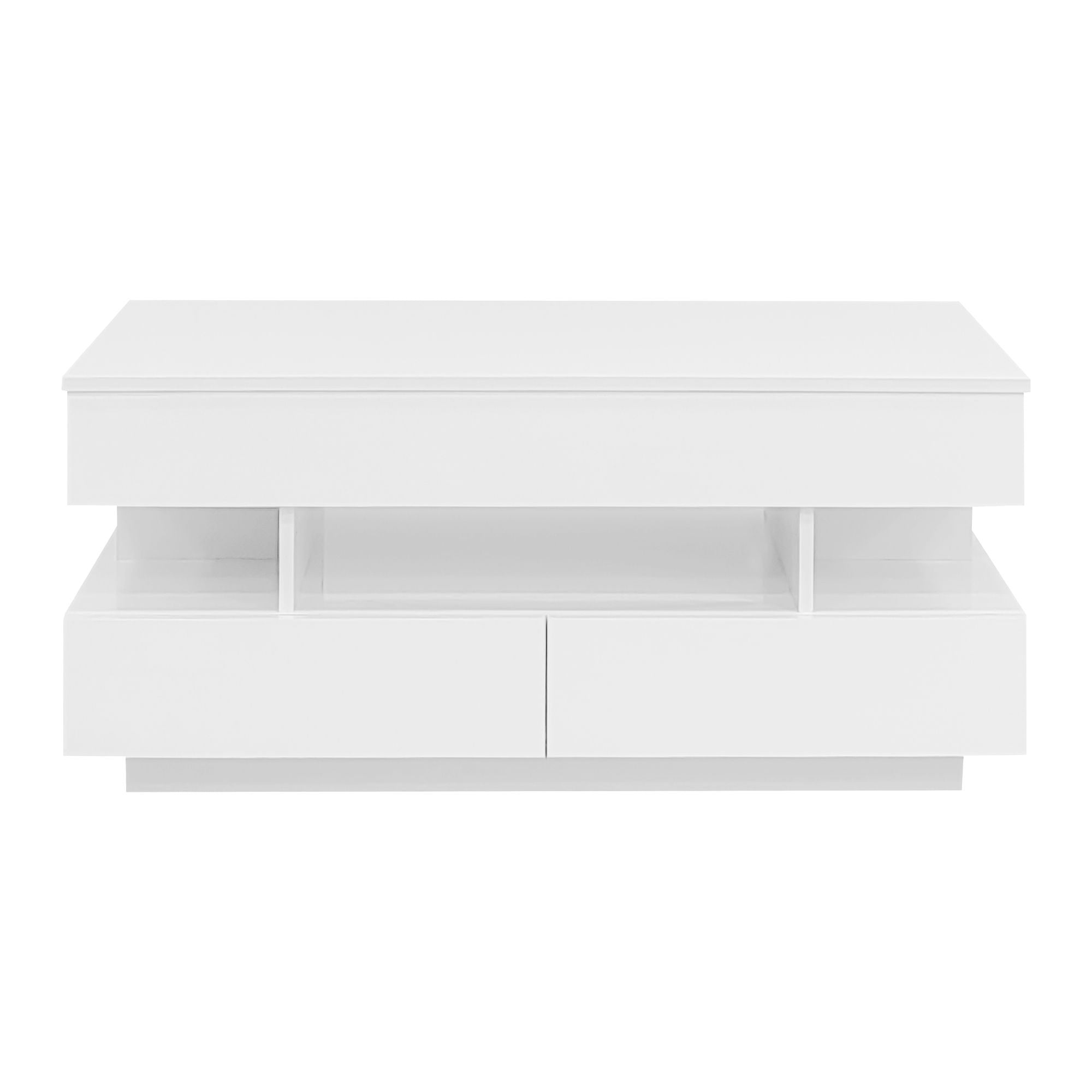Multi Functional Lift Top Coffee Table With 2 Drawers by HouseOfZazla