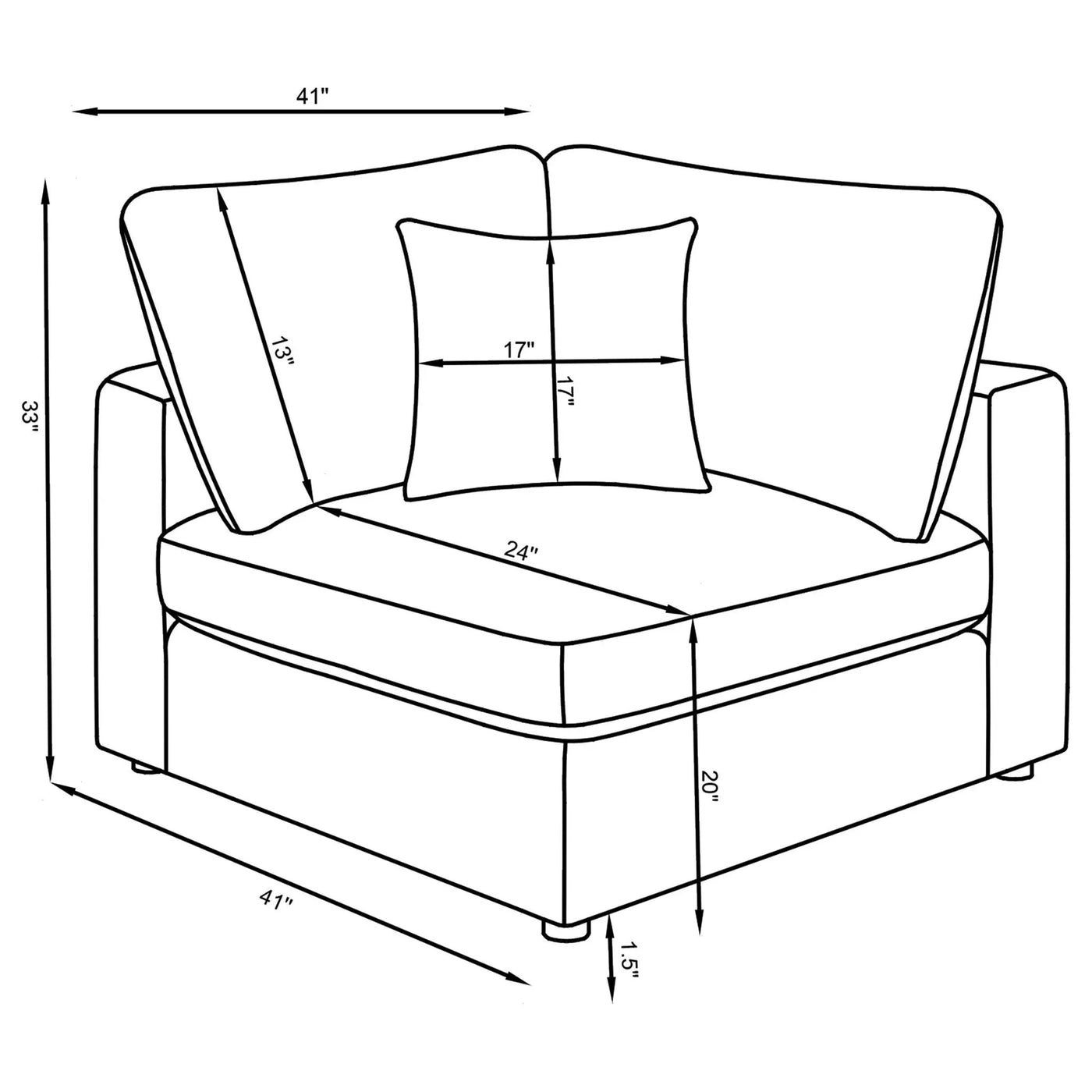 Rhette - Upholstered Sectional by HouseOfZazla