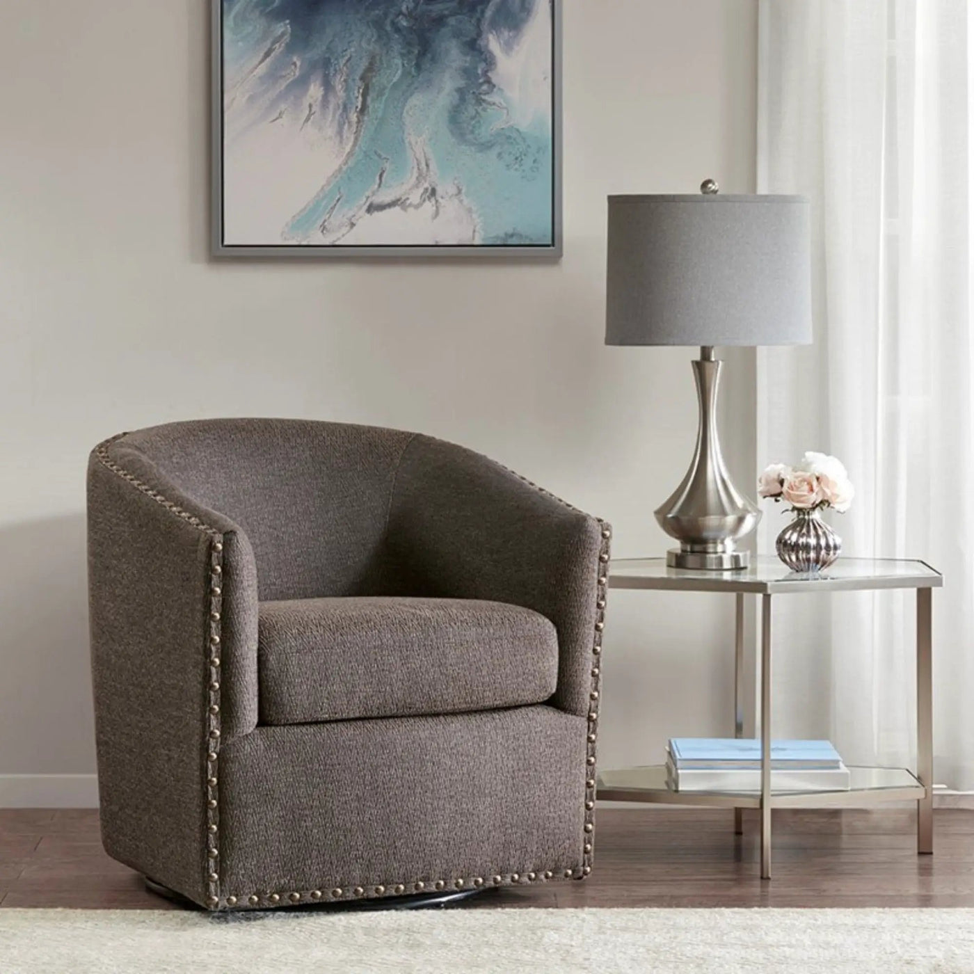 Luxurious Chair With 360 Degree Rotation by Unique Piece Furniture