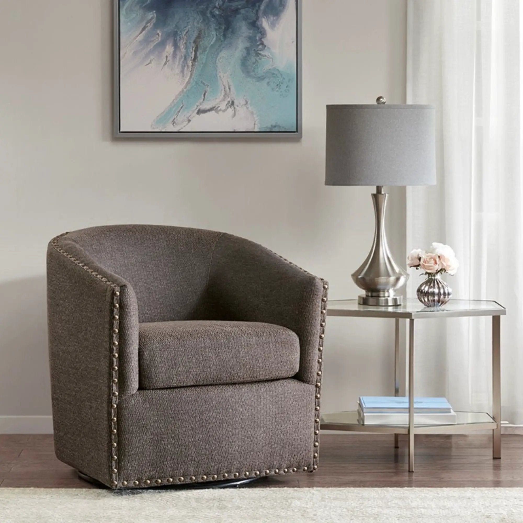 Luxurious Chair With 360 Degree Rotation by Unique Piece Furniture
