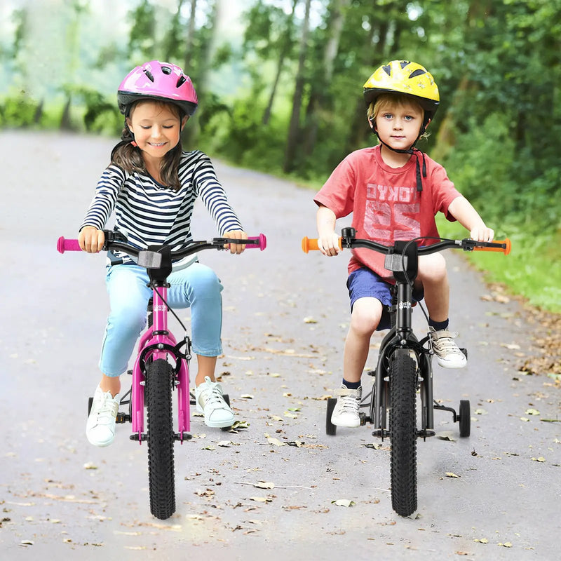 16-Inch Kids Bike for 4-7 Years Old Adjustable with Removable Training Wheels-16 inches by DirectDeals