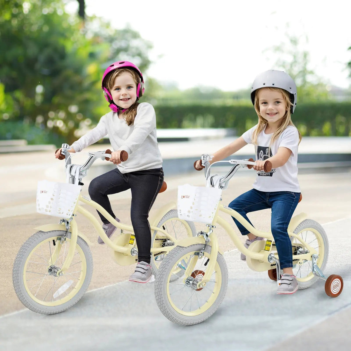 14/16/18 Inch Kids Bike Adjustable with Training Wheels Ages 3-8 Years Olds-16 inches, photo 2 of 10