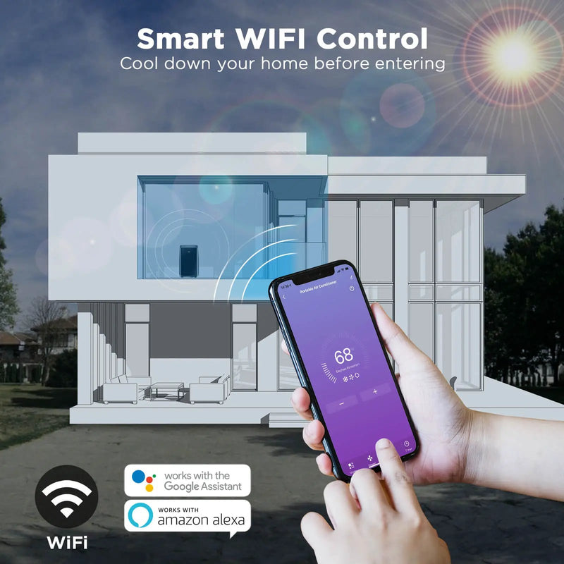 Greenland 14,000 BTU WiFi Portable Air Conditioner by TURBRO