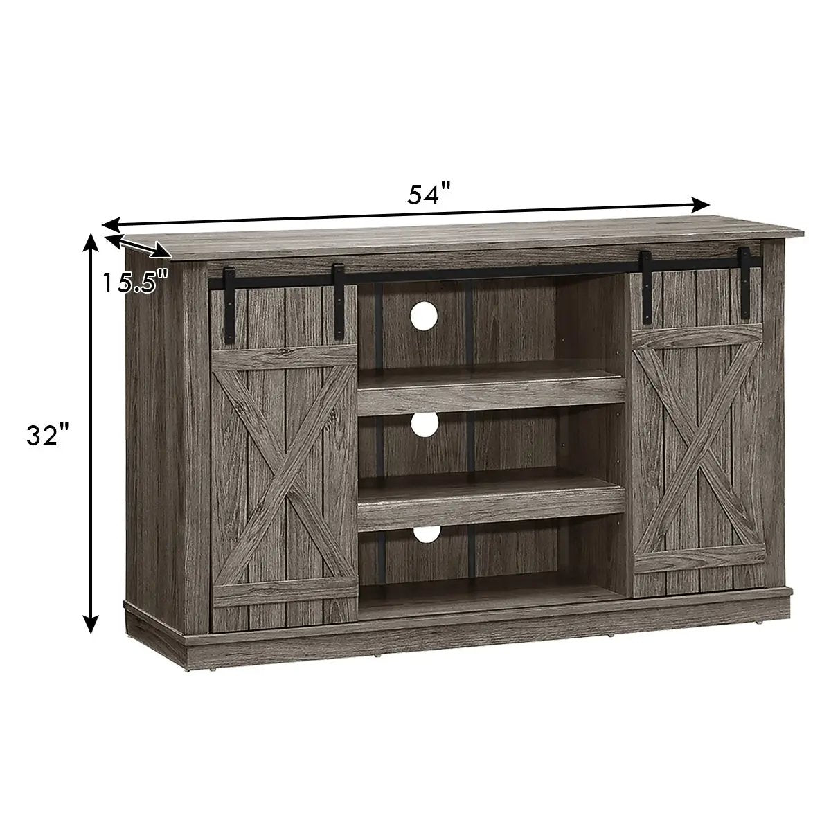Sliding Barn TV Stand Console Table, photo 8 of 16