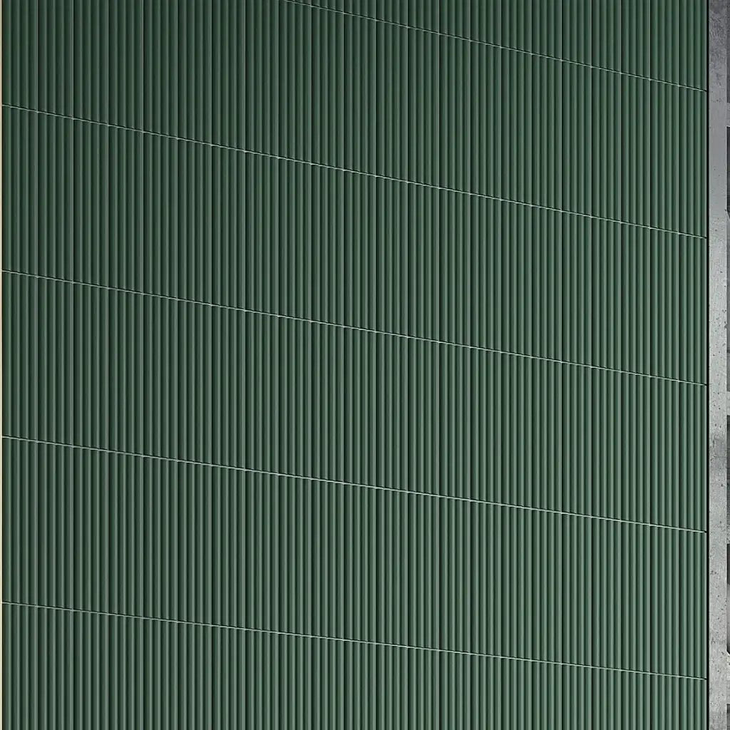 Green 2x8 Matte Ceramic Subway Deco Tile (42 pack, 4.52 sq ft/case) by Apollo Tile