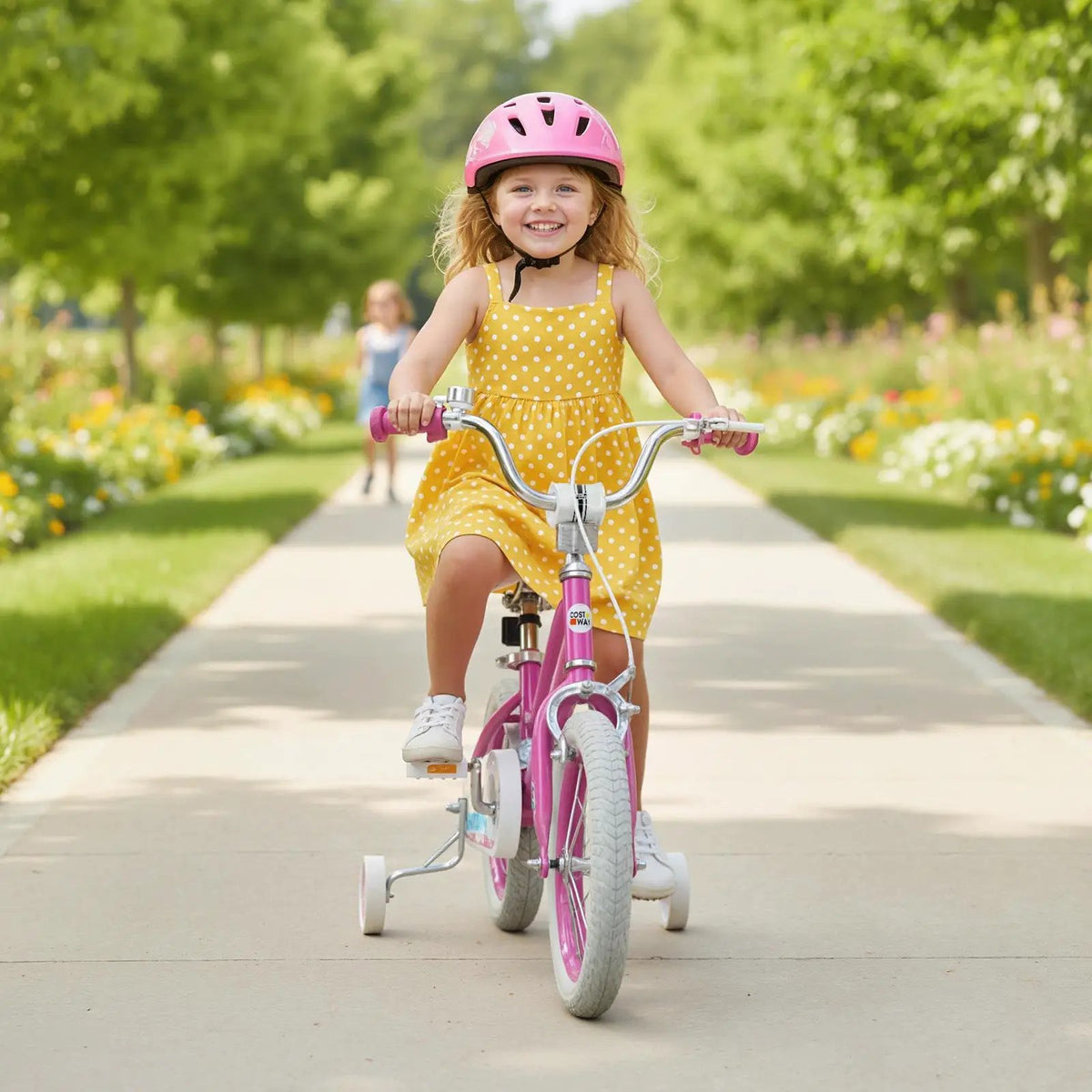 Kids Bike 12-18 Inch with Training Wheels - Pink, photo 10 of 32