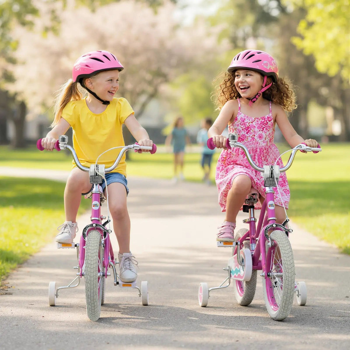 Kids Bike 12-18 Inch with Training Wheels - Pink, photo 14 of 32