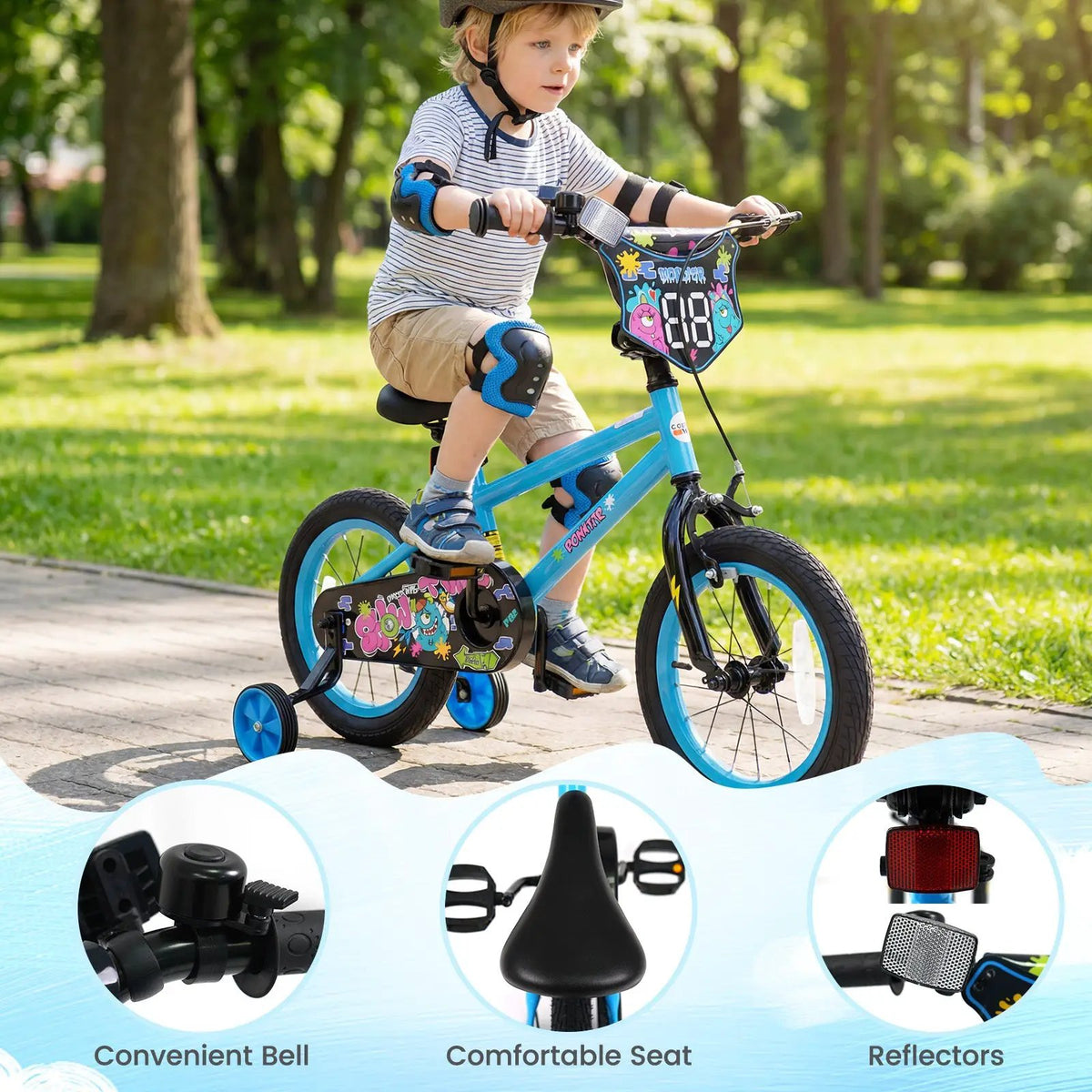 Kids Bike 16 Inch with Training Wheels Ages 4-7, photo 16 of 32