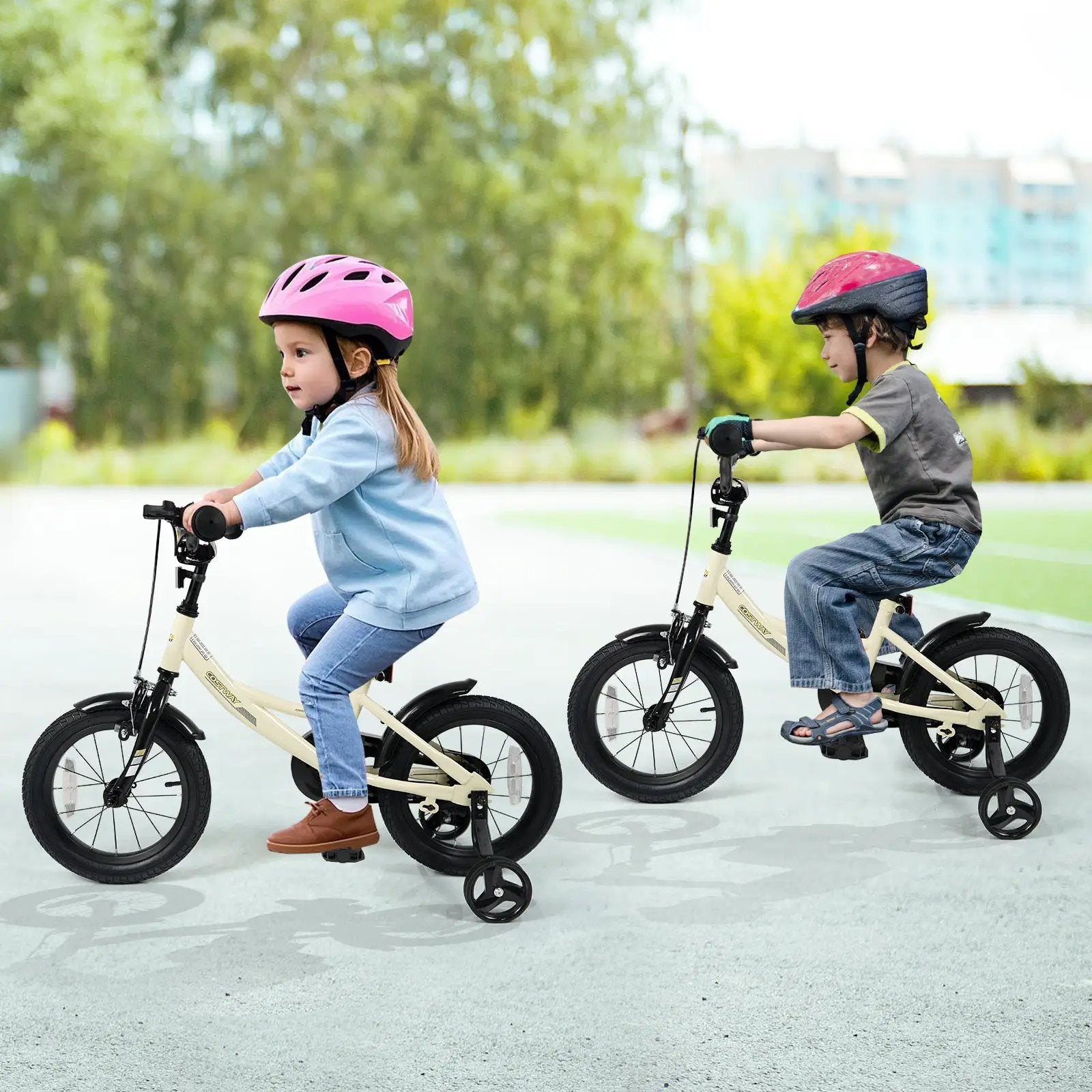 14 Inches Kids Bike Sport Bicycle with Removable Training Wheels by DirectDeals
