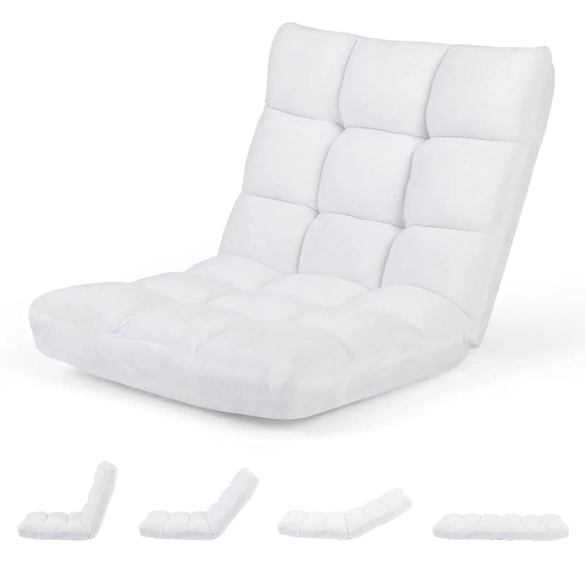 Adjustable 14-position Cushioned Floor Chair, photo 17 of 19