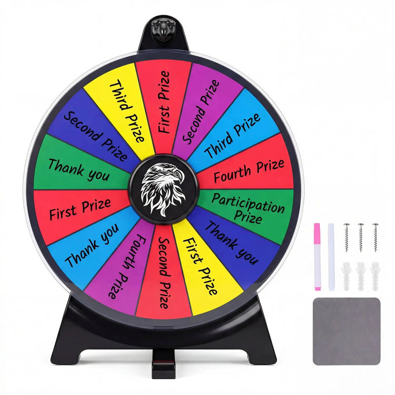 14 Slots Spin Wheel with Blackboard Marker by DirectDeals
