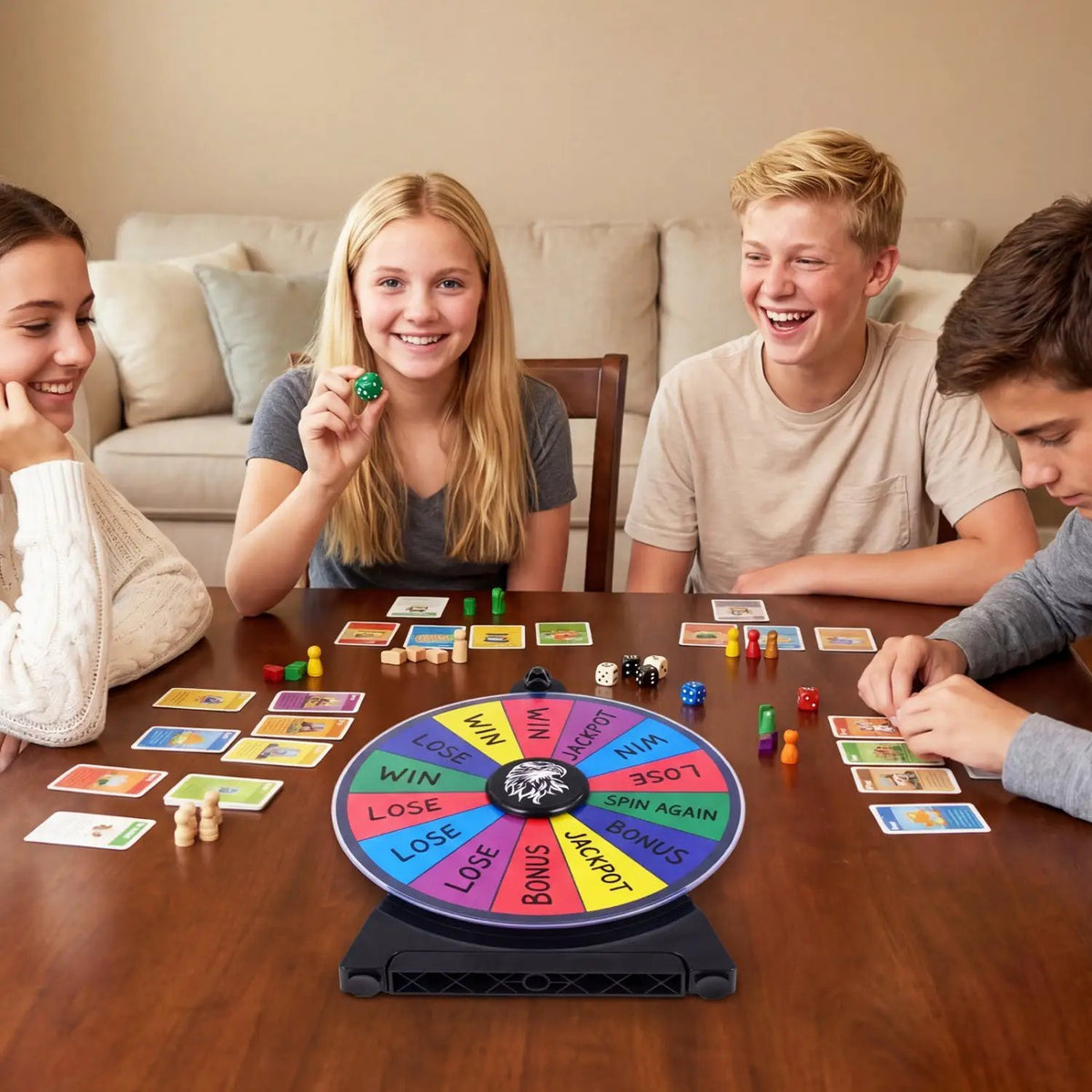 14 Slots Spin Wheel with Blackboard Marker, photo 13 of 16