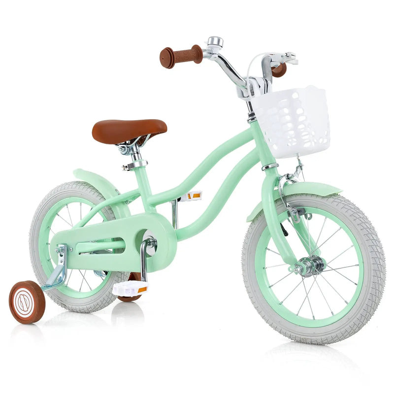 16 Inch Kids Bike with Adjustable Seat and Bell for Kids 3-8 Years Olds-16 inches by DirectDeals