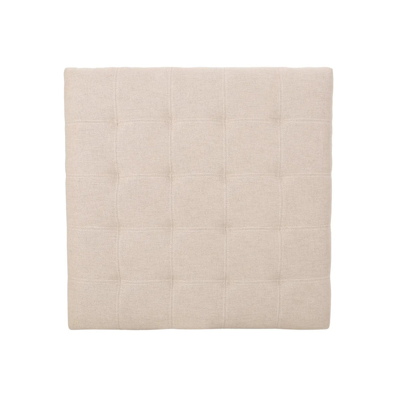 Upholstered Tufted Fabric Storage Ottoman, Wheat by HouseOfZazla