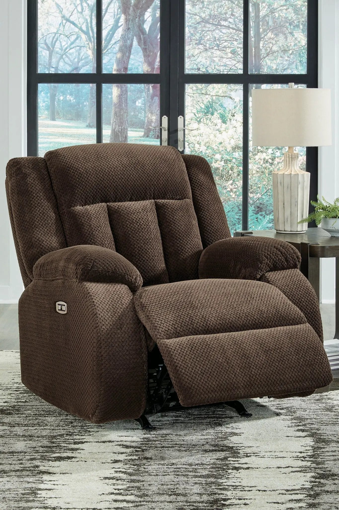 Free Wake - Power Rocker Recliner - Chocolate by Unique Piece Furniture