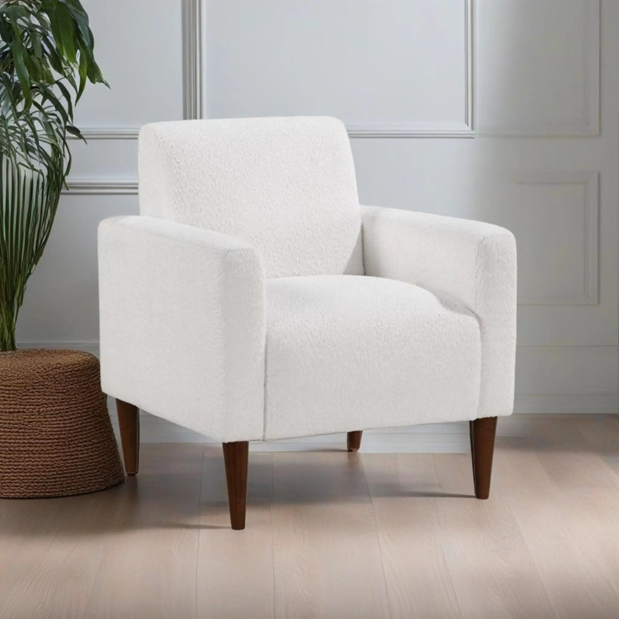 Caius - Arm Chair - White by HouseOfZazla