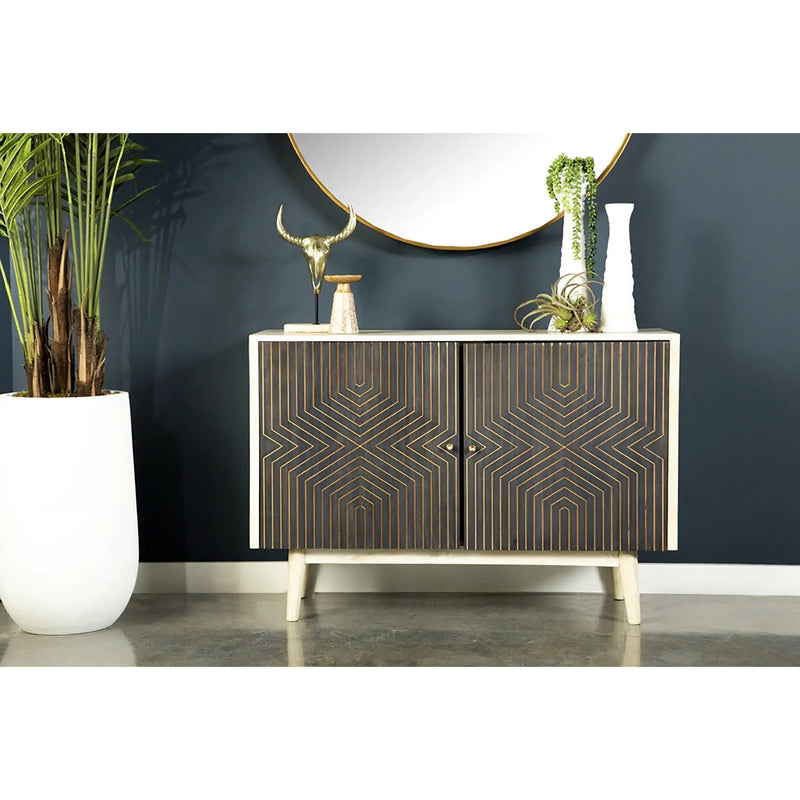 Ixora - 2 Door Cabinet - Black by HouseOfZazla