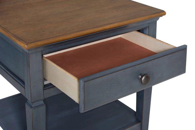 End Table - Blue by HouseOfZazla