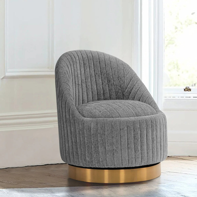 Leela - Swivel Lounge Chair by HouseOfZazla