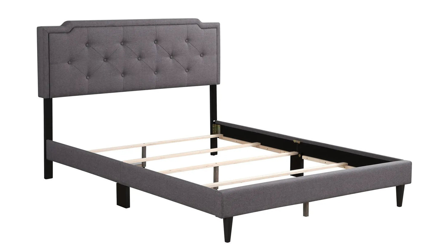 Button Tufted Bed Charming For Cozy Spaces by HouseOfZazla