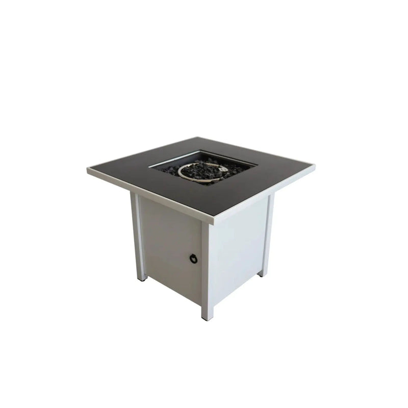 Fire Pit With Powder Coated And Top - White by Unique Piece Furniture