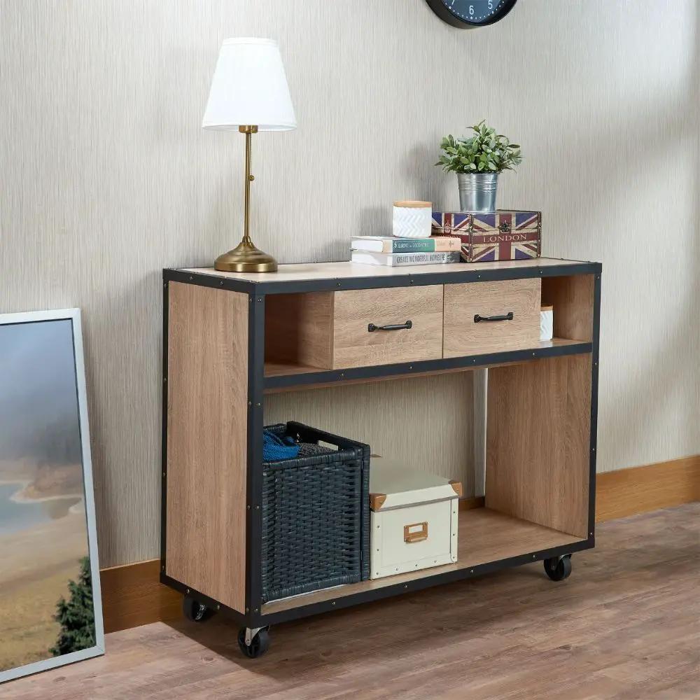 Bemis - Accent Table - Weathered Light Oak by Unique Piece Furniture