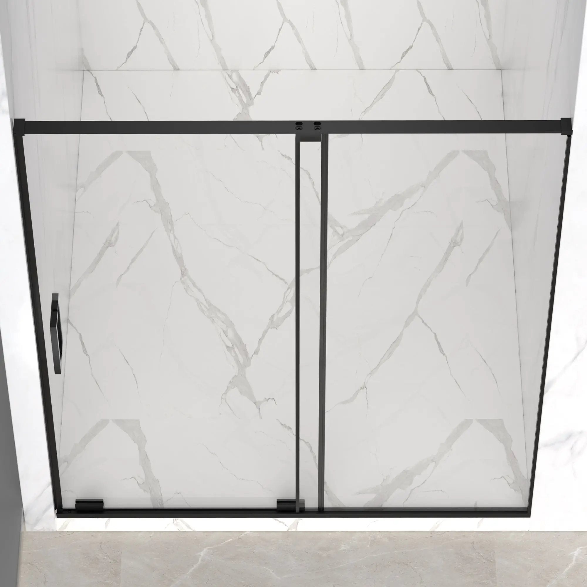 Semi-Frameless Sliding Shower Door by HouseOfZazla