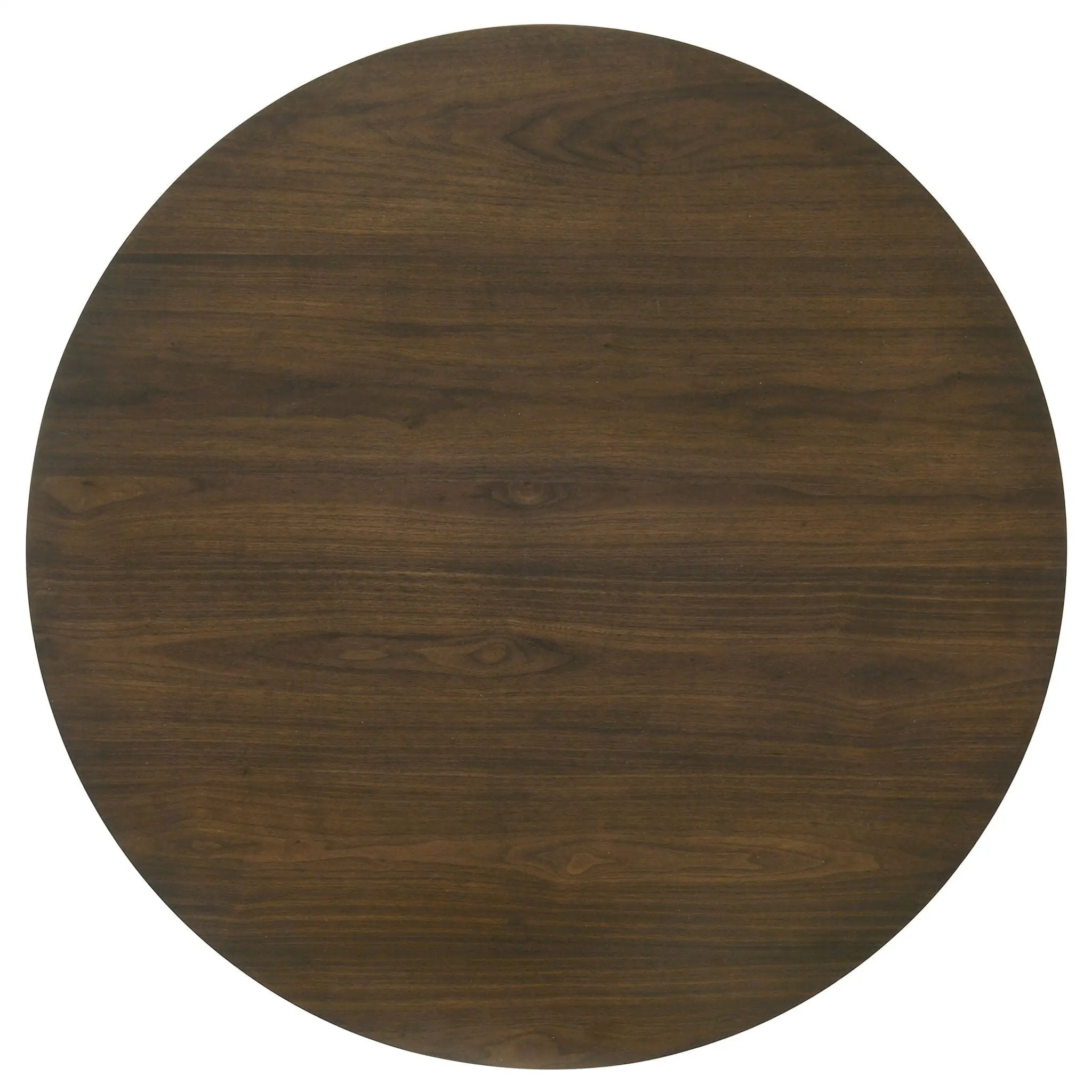 Strouse 47-inch Round Wood Dining Room Table Walnut by Unique Piece Furniture