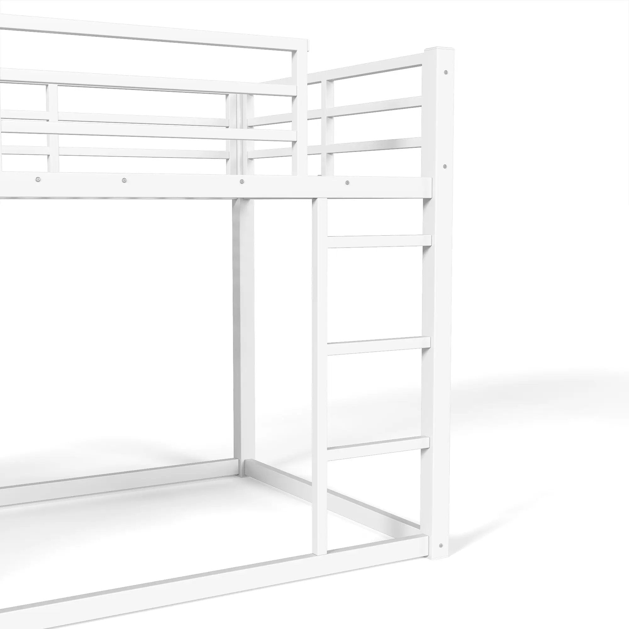 Twin Over Twin Bunk Bed with Storage Shelves and Drawers by HouseOfZazla